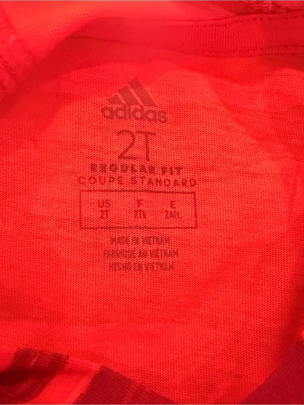 Adidas Boys 2T 2 Piece Tracksuit Hoodie Pants Red Black Camo NWT